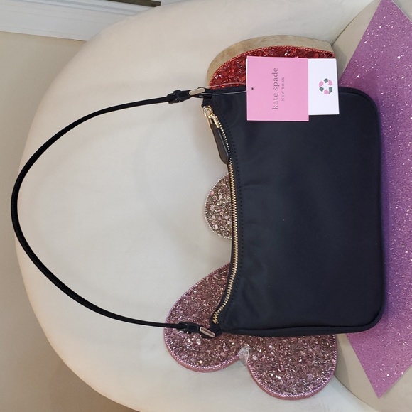🎉HP🎉 Kate Spade ❤️♠️NWT♠️❤️ Bejeweled Evening Shoulder Purse!❤️♠️❤️♠️❤️♠️ - Picture 10 of 16